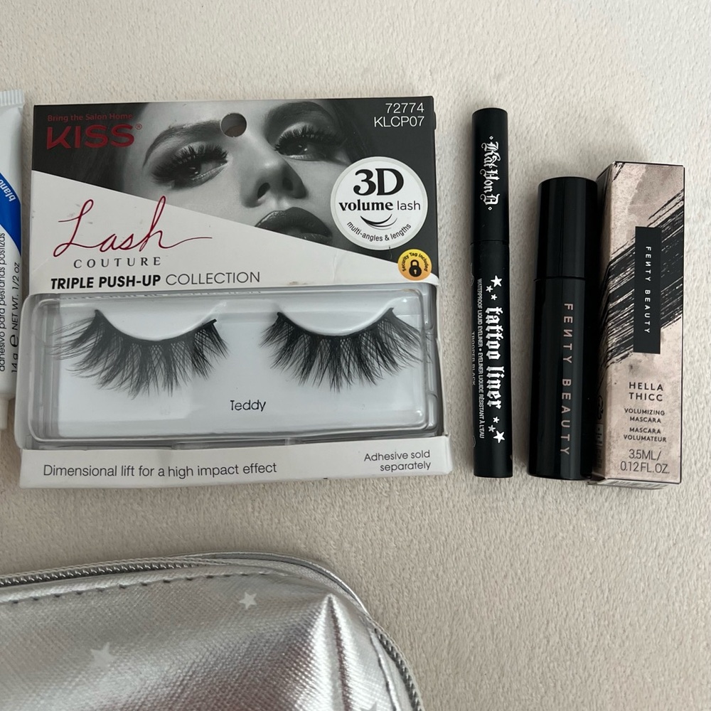 8 Piece Eye Makeup Bundle (Pacifica, KVD, Fenty, KISS, MAC) - Picture 3 of 4